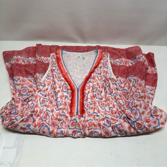 Vineyard Vines Floral Sleeveless Red Dress size XL - Picture 7 of 7